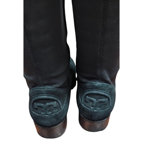 Tory Burch Caitlin Stretch Suede Over-The-Knee Boots, Black Size 7  $550 - Picture 8 of 15